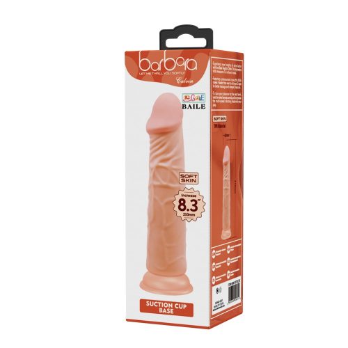 Barbara Calvin 8,3 " Dildo with Suction Cup