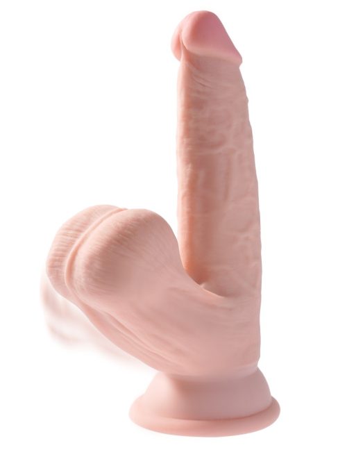 6" Triple Density Cock With Swinging Balls   Light - Image 2