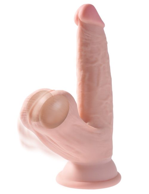 6" Triple Density Cock With Swinging Balls   Light - Image 3