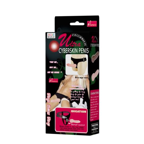 Ultra Cyberskin Strap-on Penis Flesh - Image 1