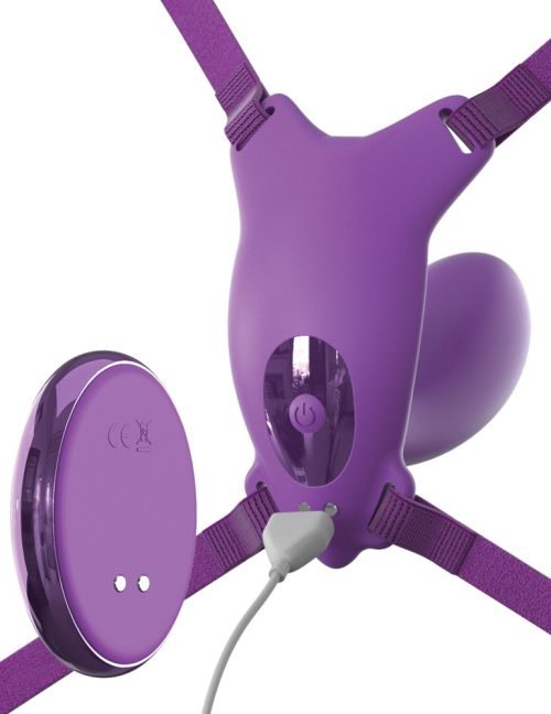 Ultimate G-Spot Butterfly Strap-On Purple - Image 3