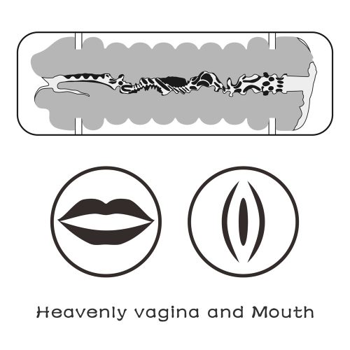 Virgin-skin Blowout Double Side Stroker Vagina and Mouth - Image 4