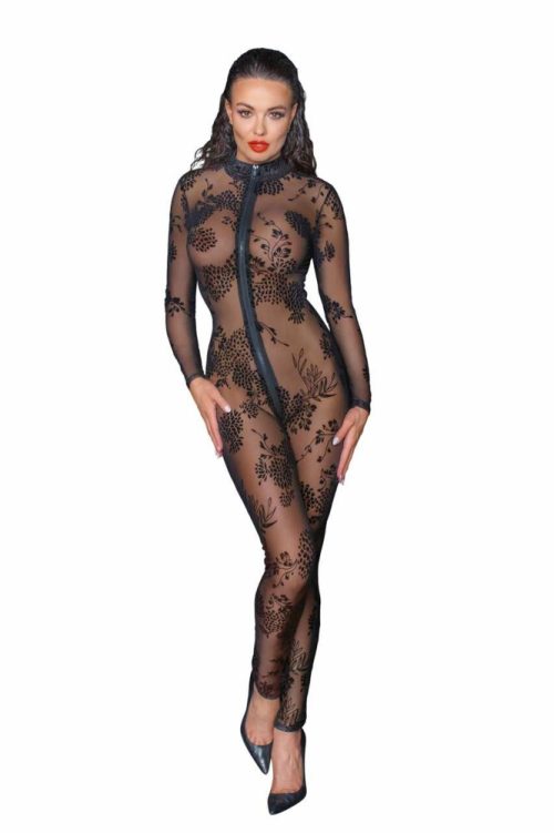 Long tulle overall with 3 way zipper - L - Image 4