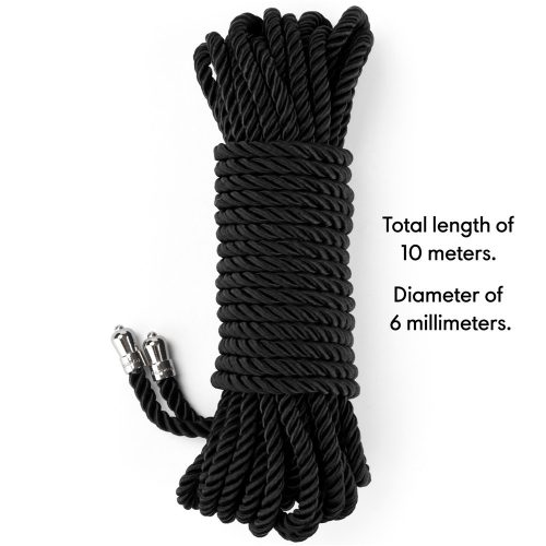 Rebellion Reign Ebony Silky Bondage Rope - Image 4
