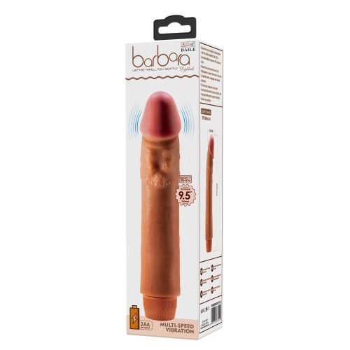 Barbara Dybbuk Realistic Multi-Speed Vibrator 9,5 " Brown
