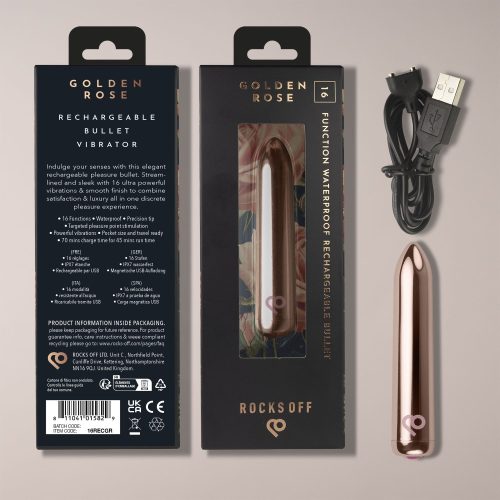 RO 90 Rechargeable bullet - Golden Rose - Image 3
