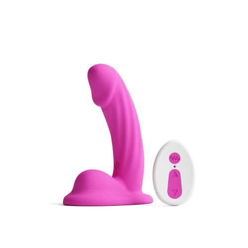 Colours - Curve - Vibrating - 5" Dildo - Pink