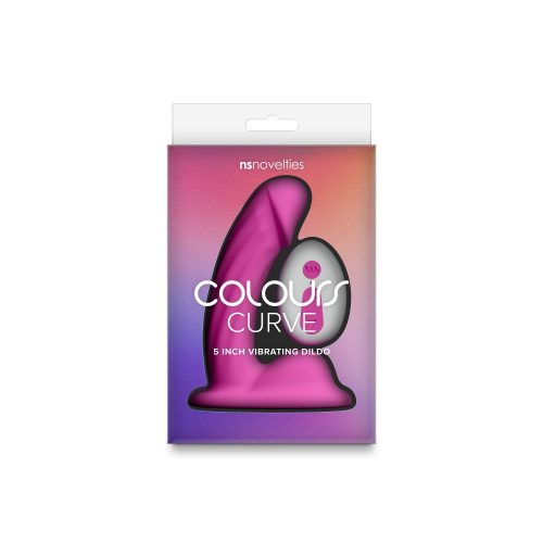 Colours - Curve - Vibrating - 5" Dildo - Pink - Image 4