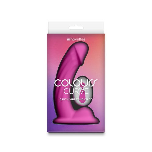 Colours - Curve - Vibrating - 6" Dildo - Pink - Image 4